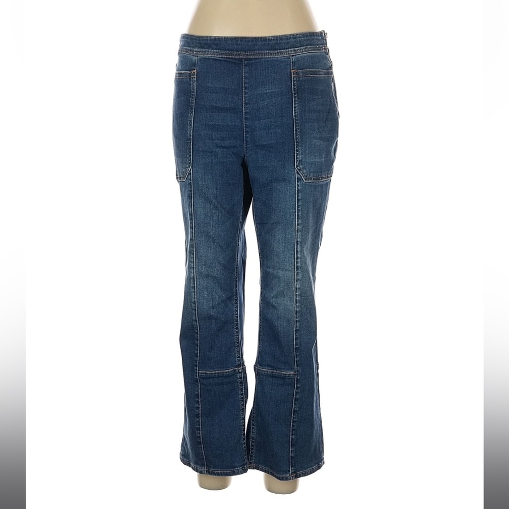 Pilcro and the Letterpress side zip Denim Jeans